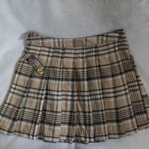 Skirt plaid XL new Faded Rose